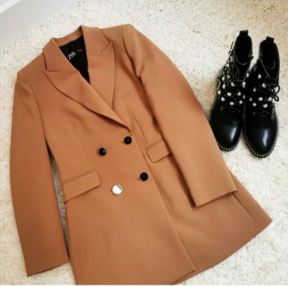 Zara double breasted coat